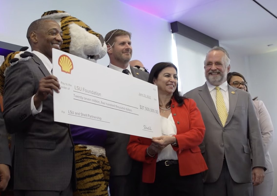 Shell invests $27.5 million in LSU - Vimarsana News