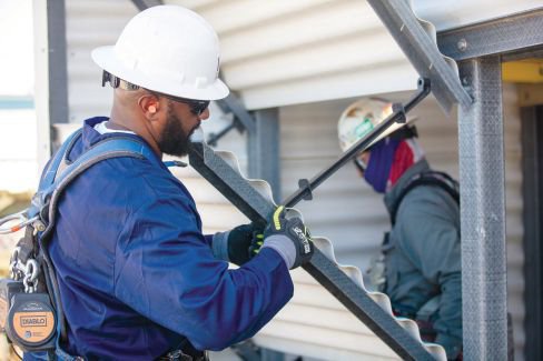ICT training tower in Deer Park, TX offers hands-on training for inspection and installation. 