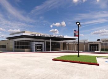 When renovations are completed next year, the school will have improved drainage, additional parking, a new library and upgraded instructional areas..