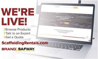 BrandSafway launches new scaffold rentals website, opens rental counters