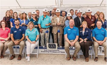 GCA team joins the city of Midlothian, Texas, in celebrating the groundbreaking of the new facility.