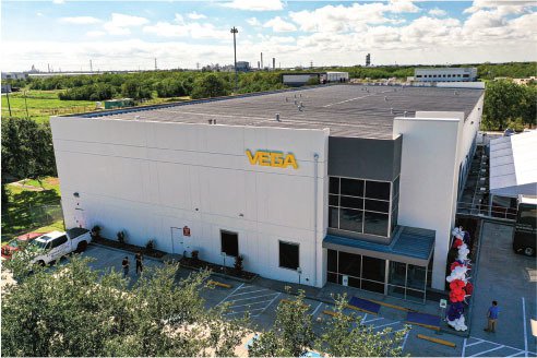 VEGA Americas’ new office and training facility in Pasadena, Texas, on the day of its ribbon cutting ceremony in October.