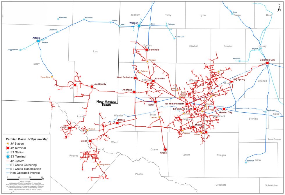 Energy Transfer and Sunoco announce Permian Basin JV