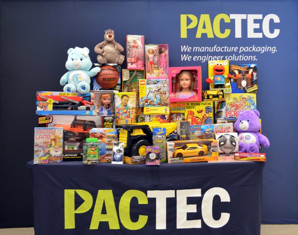 PacTec Toys for Tots Donation
