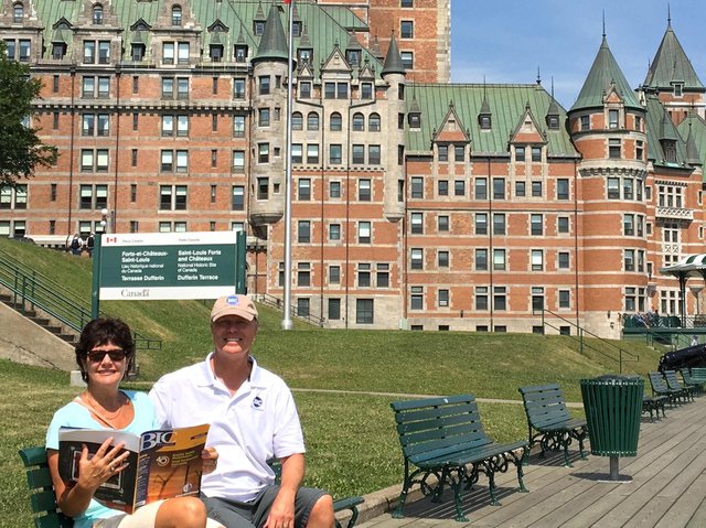 Mark and Kathy Hertzog in Quebec