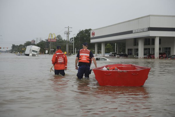 Baton Rouge flood Coast Guard
