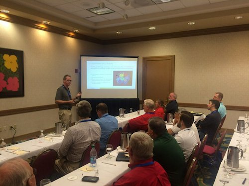 Dan Towse of Nexus Global presents "Removing bad habits, the secret sauce to transitioning your organization from reactive to proactive maintenance" during the 10th Annual Maintenance and Reliability Symposium in Galveston, TX.